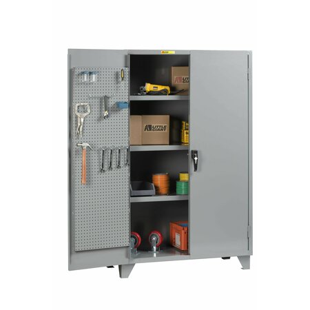 LITTLE GIANT Storage Cabinet. Pegboard Doors, 3 Adjustable Shelves, 30" x 60" SSL3A3060PBD